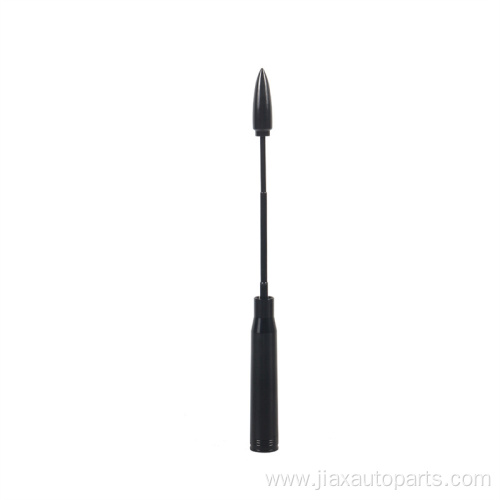 BLACK TELESCOPIC 50 CALIBER BULLET ANTENNA FOR DODGE